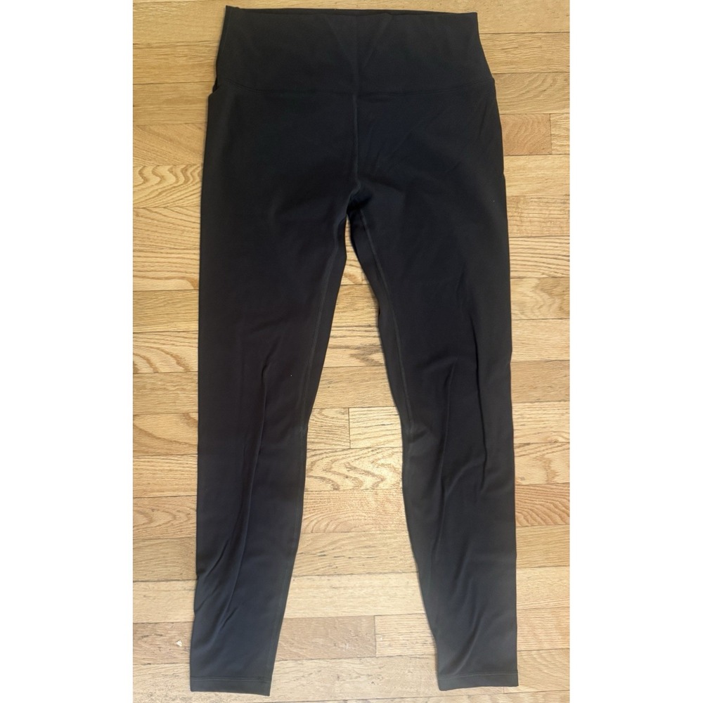 HeyNuts Women’s High Rise Yoga Ankle Leggings Stretch Dark Green XL 14